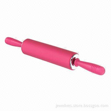 Non-stick silicone bake rolling pin